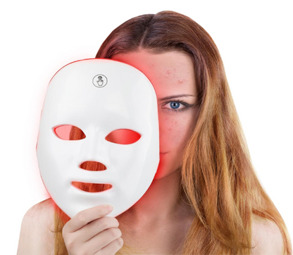 Portable Rechargeable LED Face Mask with 7 Colors